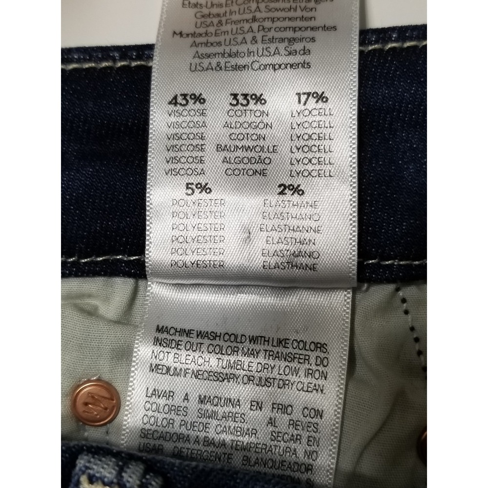 Mother Denim High Waist Looker Ankle Fray Skinny Tongue In Chic NWT 24, 26 $228 - Picture 16 of 16